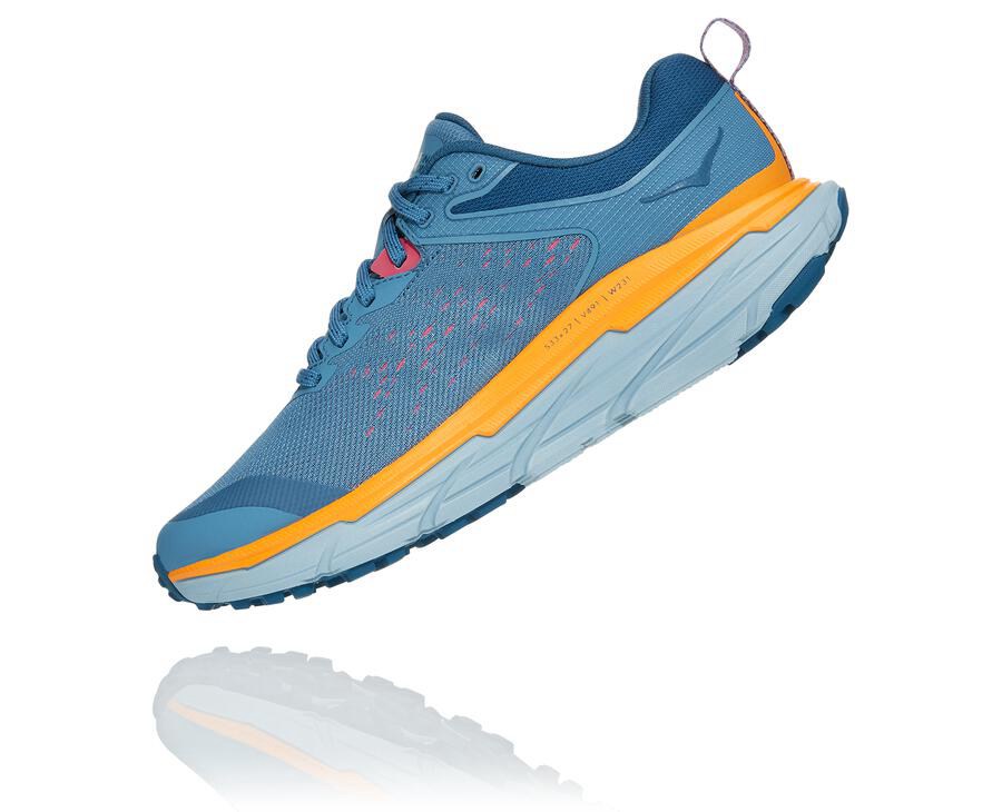 Tenis Hoka One One Trail Mujer Azules - Challenger Atr 6 - YIKZ39056